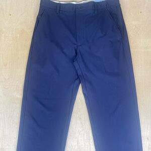 FootJoy FJ Mens 33/30 Performance Golf Pants Stretch Athletic Fit Navy Blue